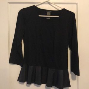Ann Taylor peplum top